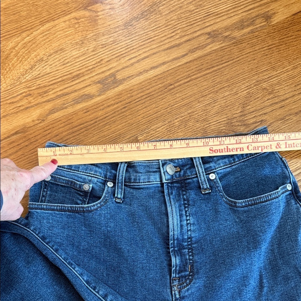Madewell Perfect Vintage Straight Jeans Size 28 High Rise Medium Wash - Picture 9 of 10